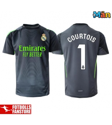 Real Madrid Thibaut Courtois #1 Målvakt Tredje Tröja 2025-26 Kortärmad
